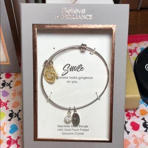 Believe by Brilliance bangle bracelet